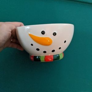 Cracker barrel snowman bowl